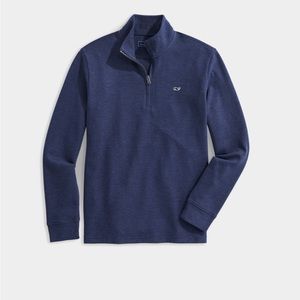 men’s vineyard vines quarter zip saltwater pullover